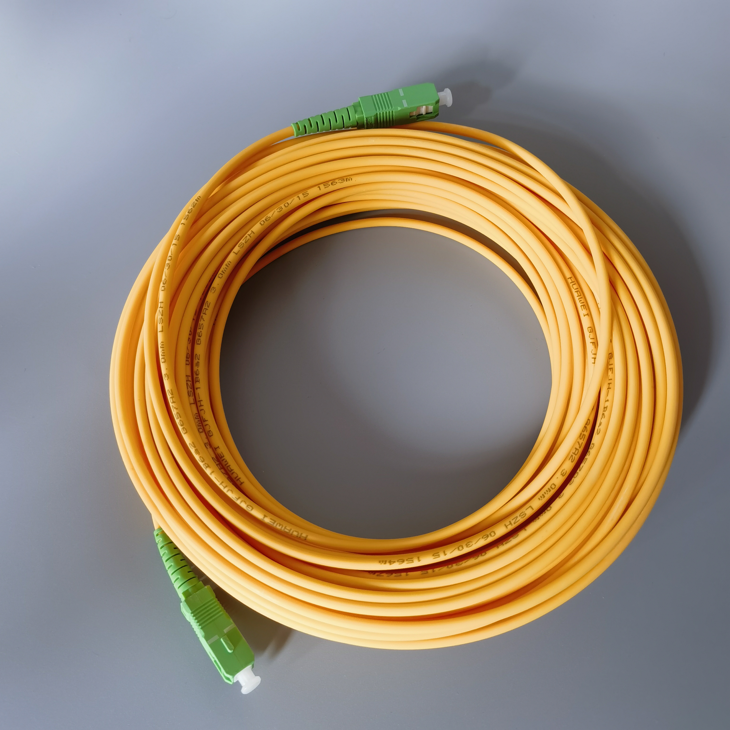 FTTH Fiber Optic Cable SC APC to SC APC 1M to 30M Single Mode 3.0mm ...