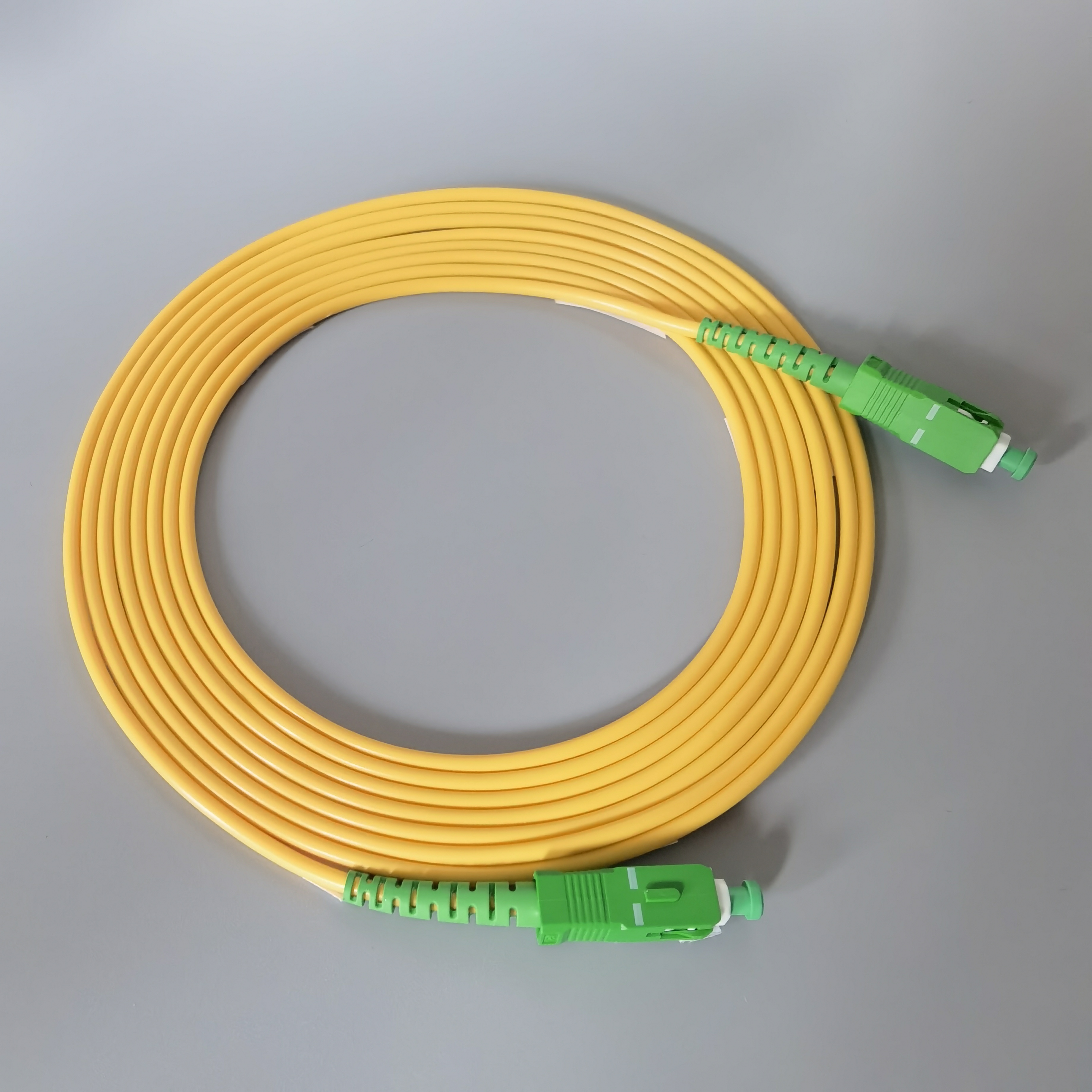 FTTH Fiber Optic Cable SC APC to SC APC 1M to 30M Single Mode 3.0mm LSZH Patch Cord Wholesale