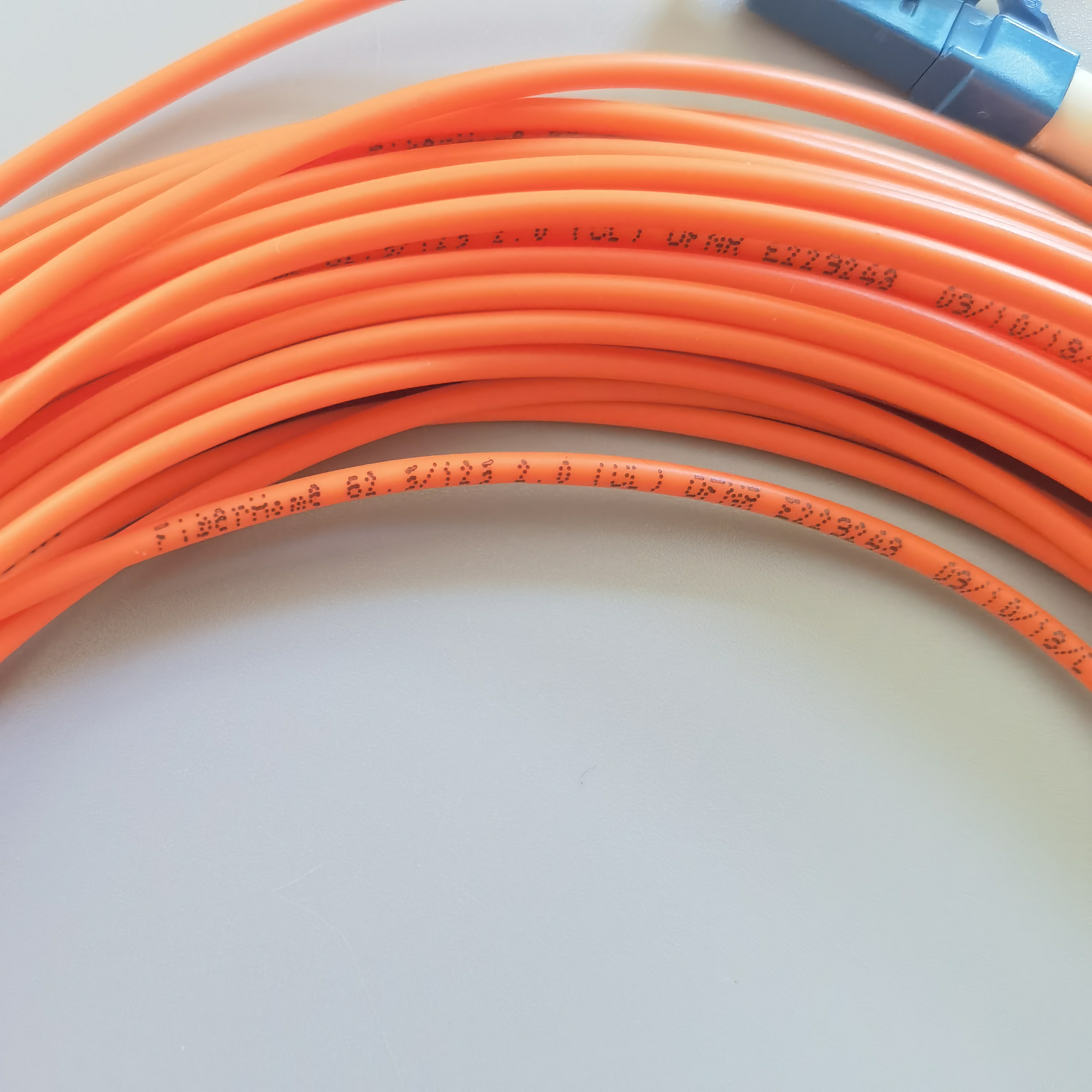 FTTH Fiber Optic Cable FC UPC to LC UPC 10M Multimode Single Core 62.5 125μm 2.0mm Indoor Patch Cord