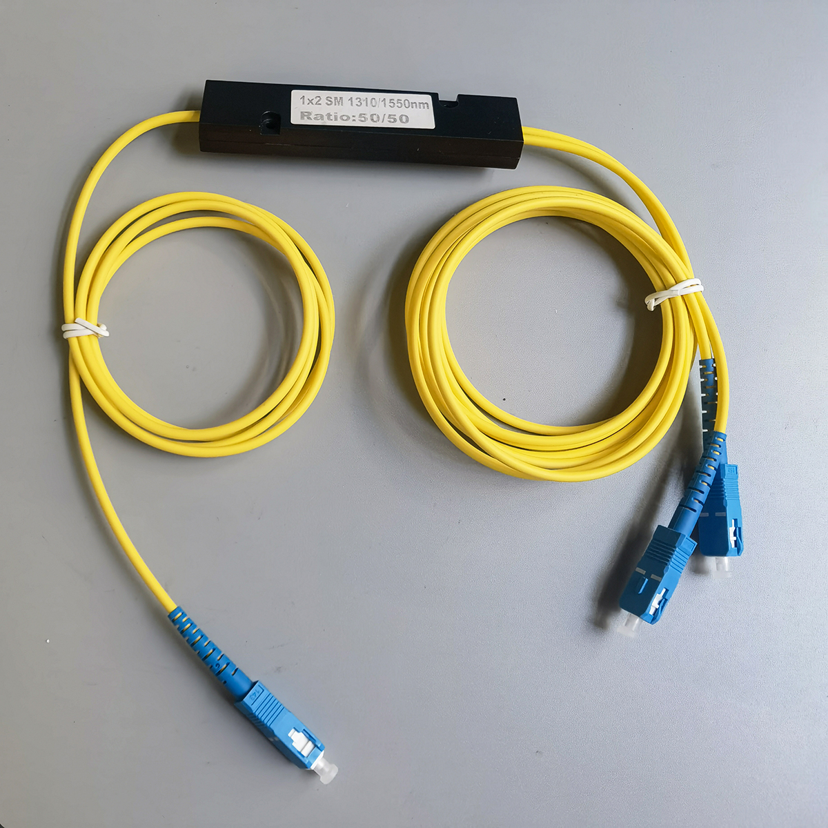 TWBC-1x2-1310/1550nm Fiber Splitter 3.0mm L1.0M SC UPC PLC Singlemode Optical Splitter Wholesale