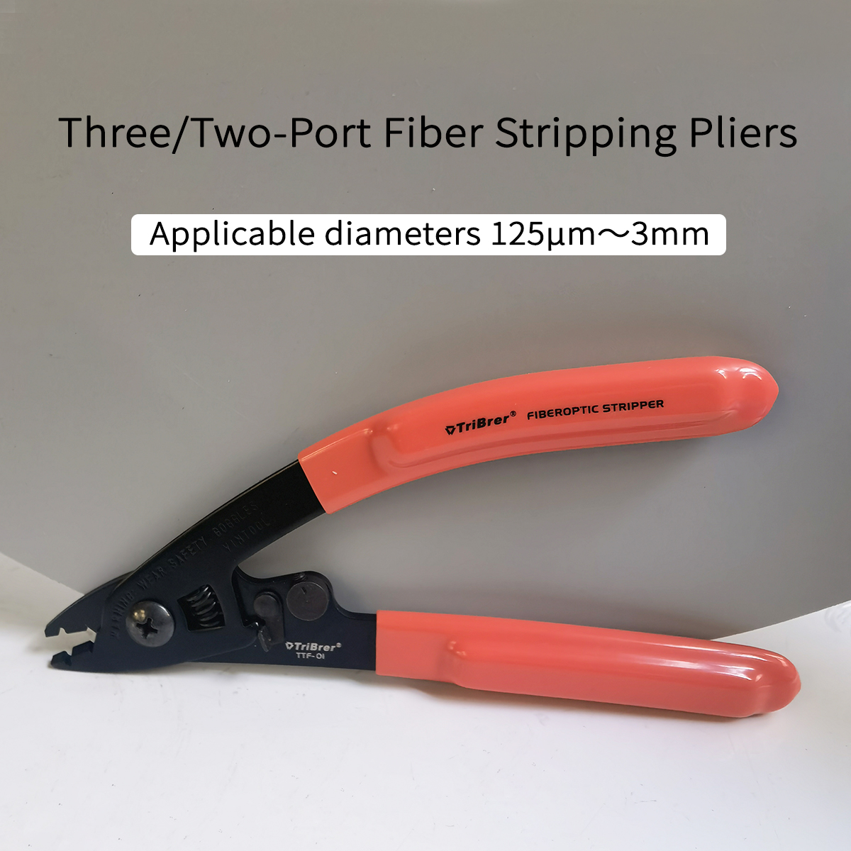 FTTH Fiber Stripper Two Three Port Optical Wire Stripping Pliers Miller Style Fiber Optic Tool