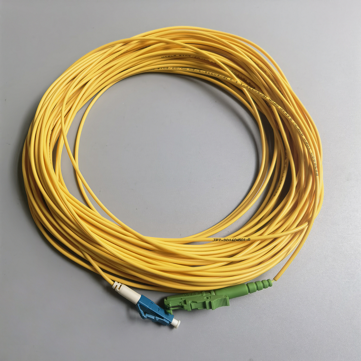 FTTH Fiber Optic Extension Cable E2000 LC/APC to LC/UPC Single Mode LSZH G652D Patch Cord 