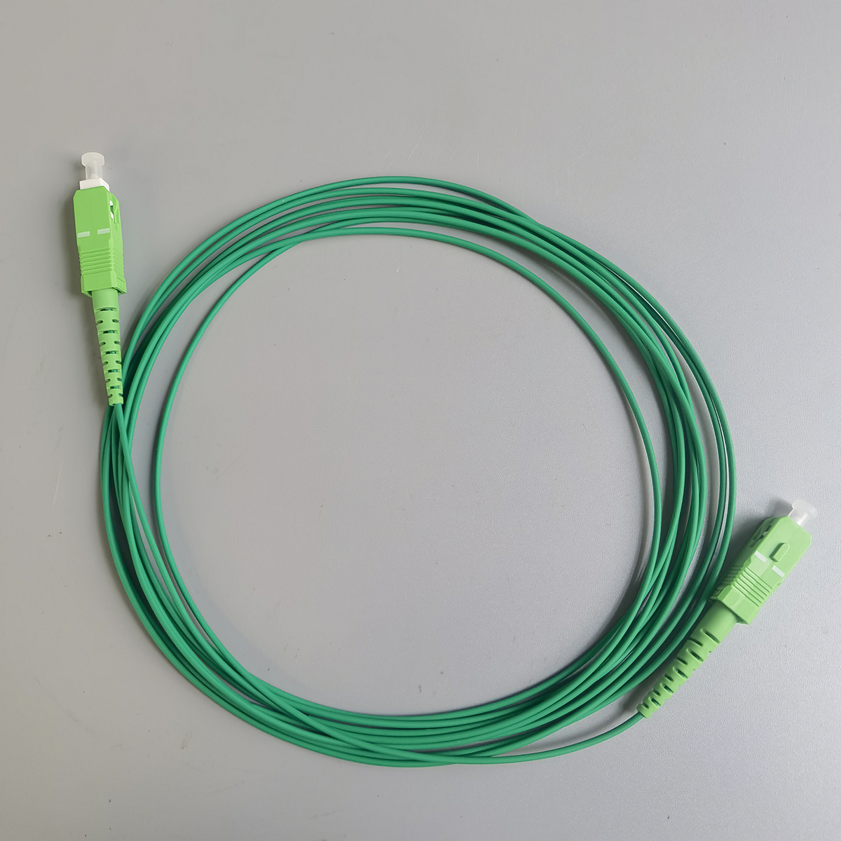 FTTH SC/APC to SC/APC Fiber Optic Cable 3.5M Single Mode G657A2 1.6mm Indoor Optical Patch Cord