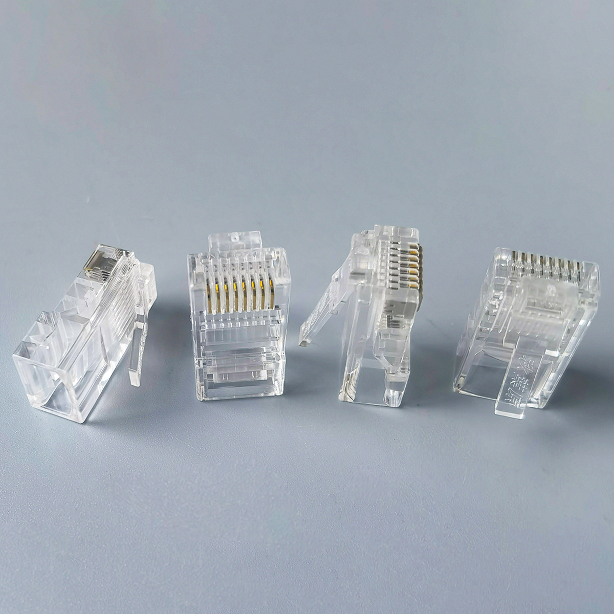 RJ45 CAT5e Connectors 100pcs Gold Plated 8P8C UTP Modular Ethernet Network Crystal Ends