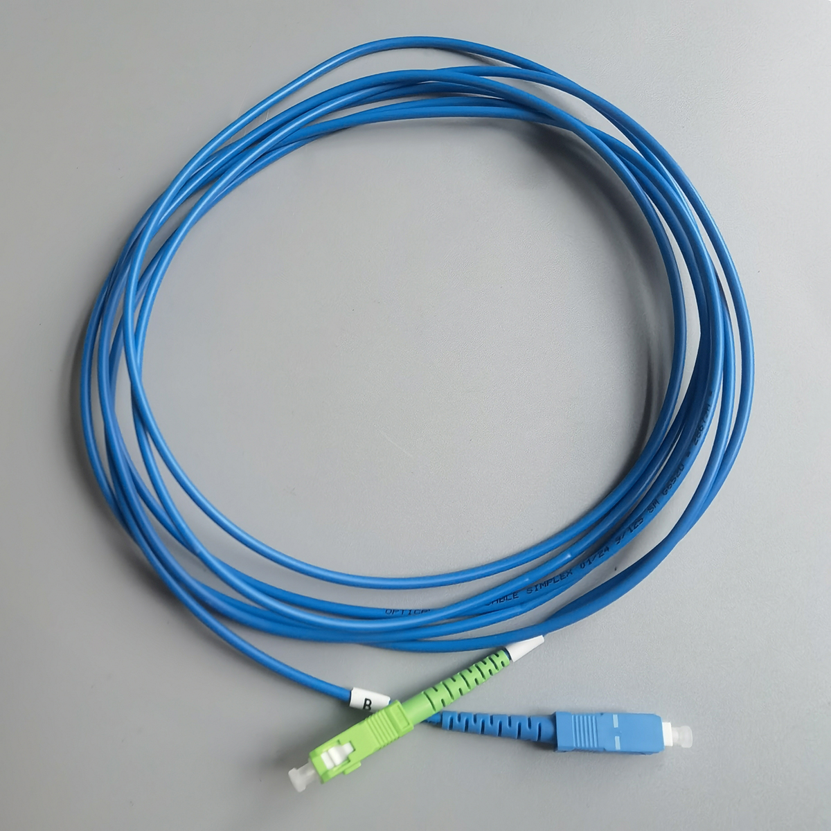 FTTH SC APC to SC UPC 3M 5M Simplex Fiber Optic Patch Cord Indoor Extension Cable FTTH SC APC to SC UPC 3M 5M Simplex Fiber Optic Patch Cord Indoor Extension Cable