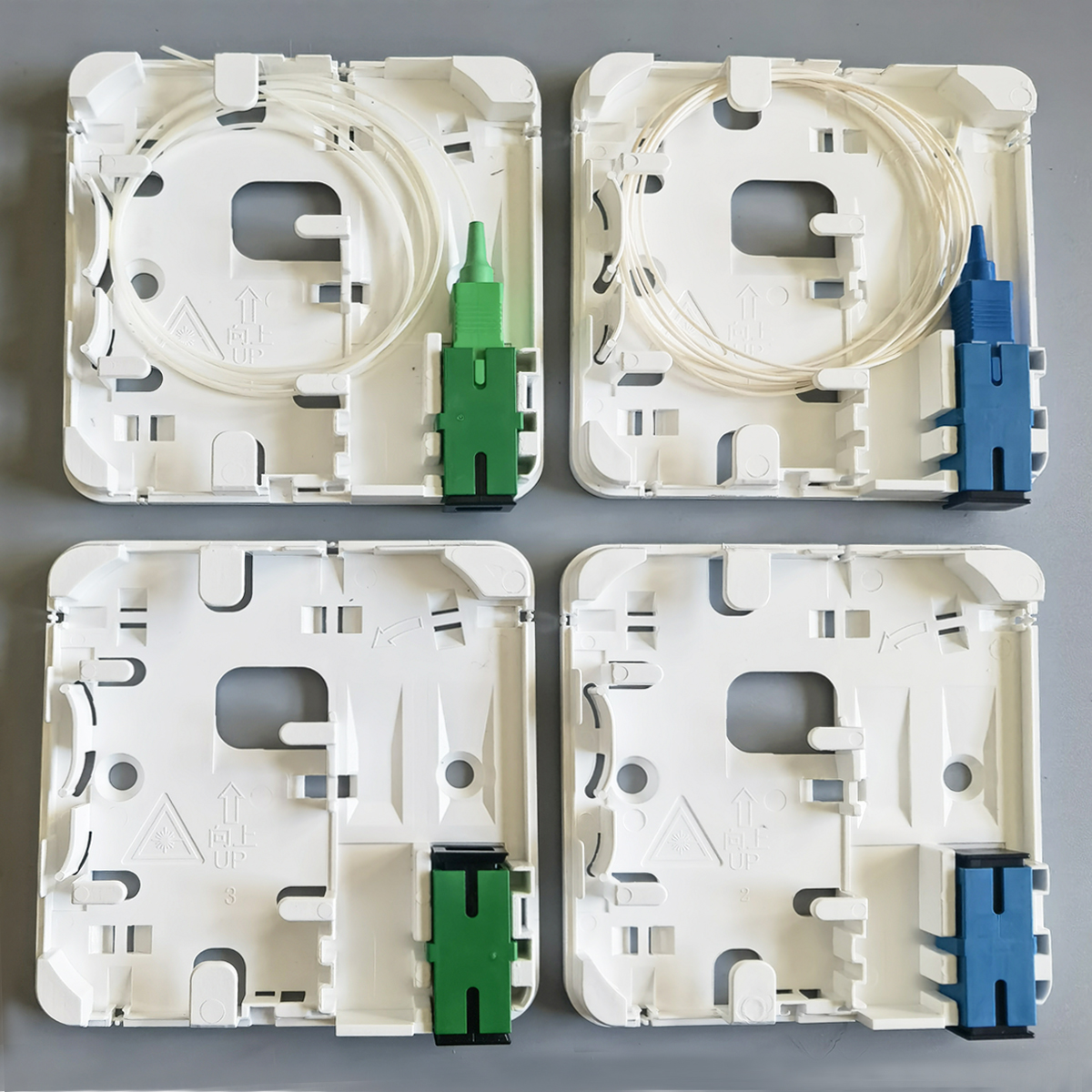 Huawei 2120-T-1 FTTH Fiber Optic Terminal Box SC Access Faceplate With Pigtail And Adapter 