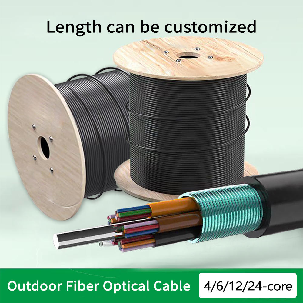 FTTH GYTA Armored Underground Outdoor 4-96 Core Single Mode Direct Buried Fiber Optic Cable Factory FTTH GYTA Armored Underground Outdoor 4-96 Core Single Mode Direct Buried Fiber Optic Cable Factory