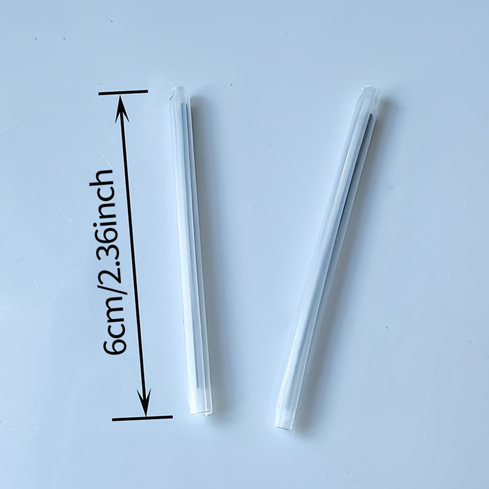 FTTH Fiber Fusion Splice Protection Sleeves100pcs 1.5mm Diameter 60mm Length Heat Shrinkable Tube 