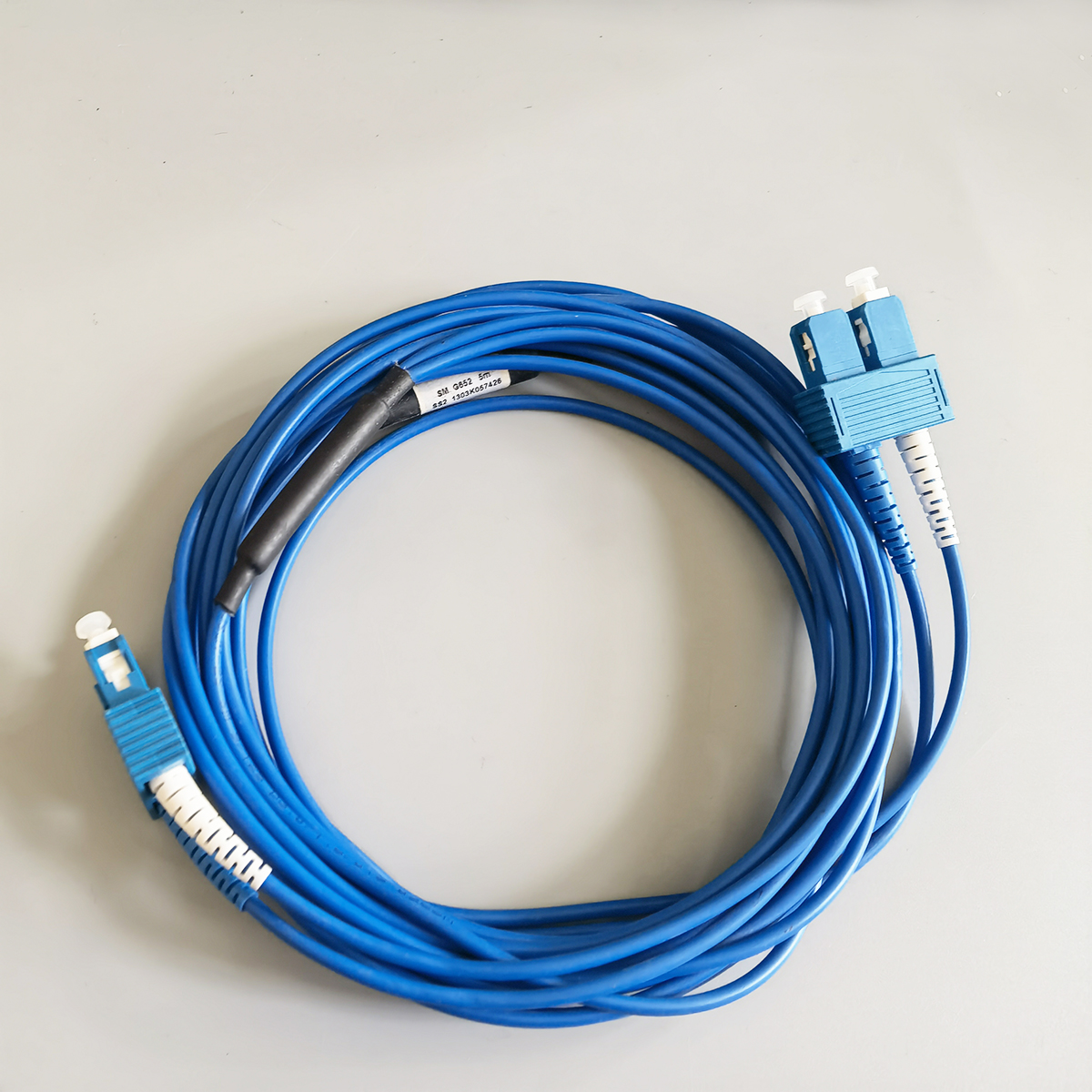 FTTH Indoor Optic Cable SC UPC to SC UPC Single Mode Double Core Duplex Patch Cord Extension Cable