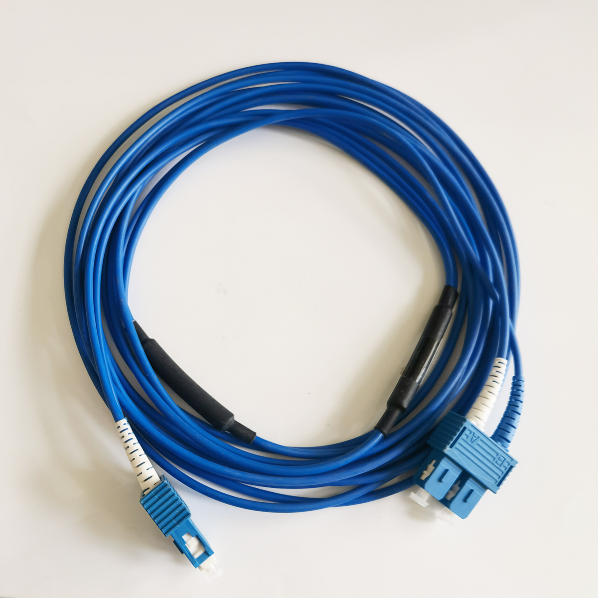 FTTH Indoor Optic Cable SC UPC to SC UPC Single Mode Double Core Duplex Patch Cord Extension Cable