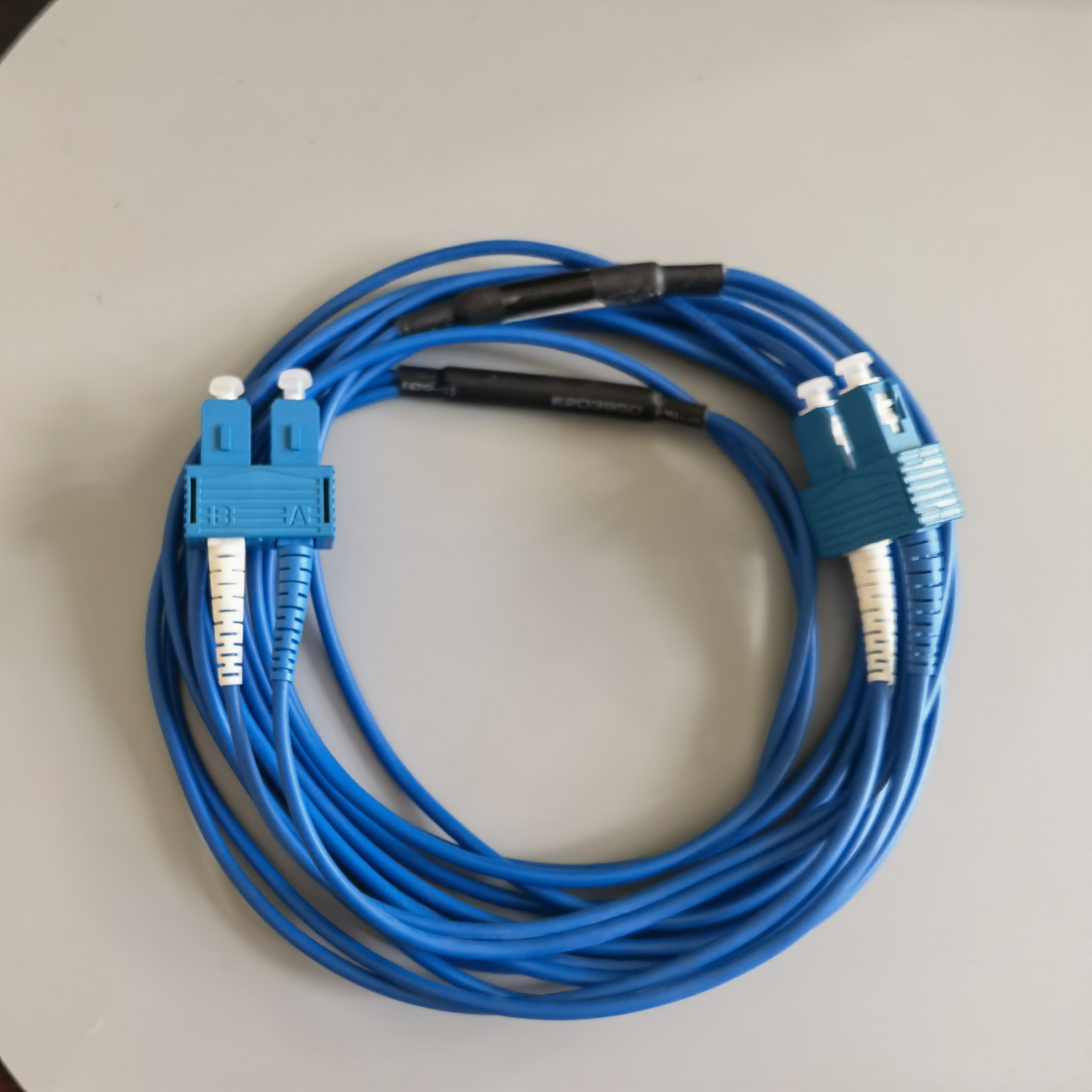 FTTH Indoor Optic Cable SC UPC to SC UPC Single Mode Double Core Duplex Patch Cord Extension Cable