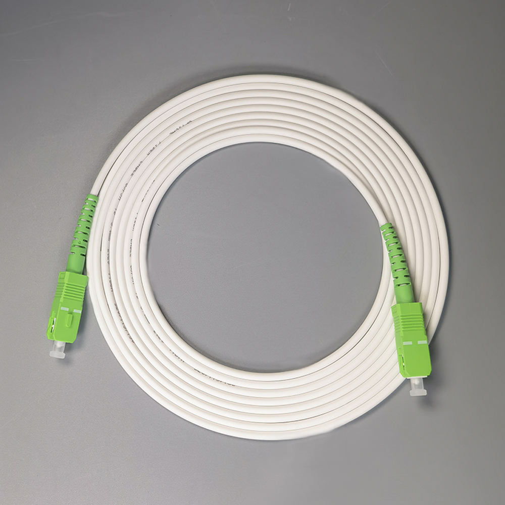 1.5M/2M/3M Fiber Optic Cable SC APC To SC APC G657B3 Single Mode LSZH Fiber Optic Patch Cord 