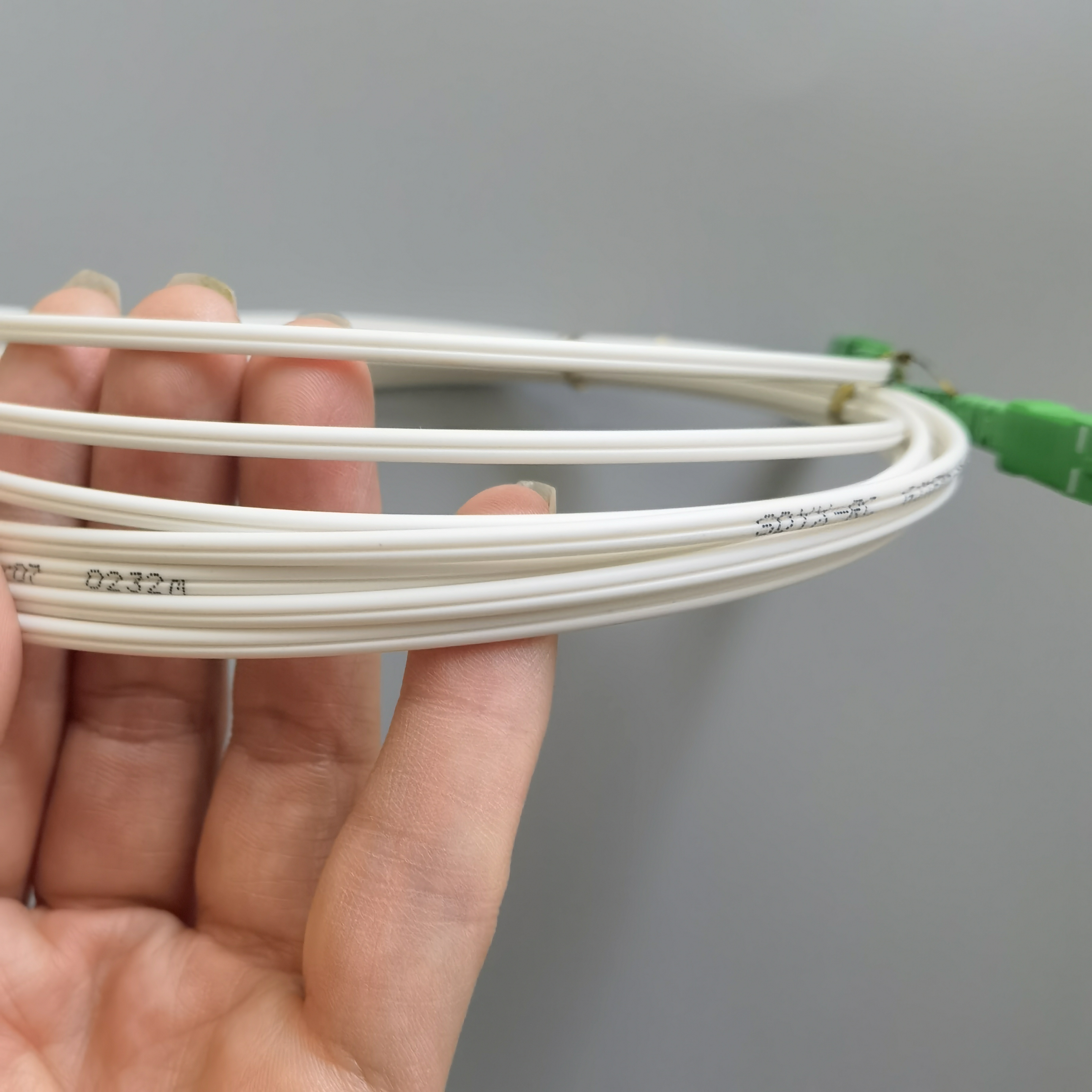 FTTH Indoor Fiber Drop Cable 3M/20M/30M SC/APC to SC/APC Simplex Single Mode G657A2 LSZH Fiber Cable