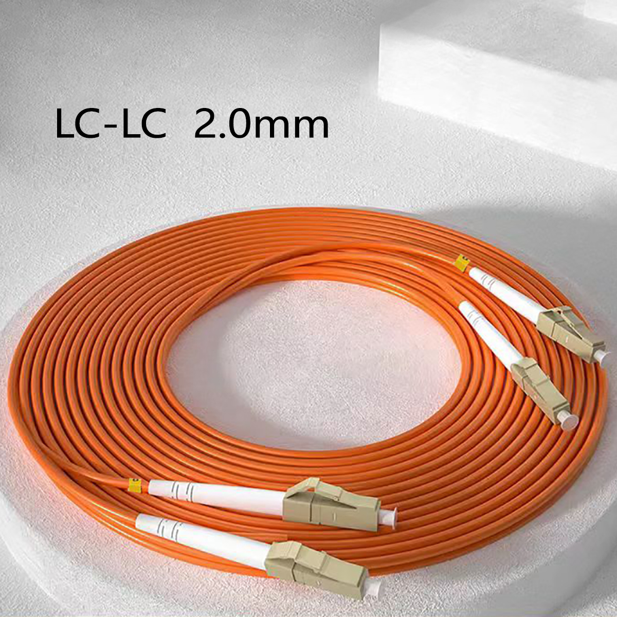 FTTH Fiber Optic Patch Cord 3M LC/UPC-LC/UPC 2.0mm Multi-Mode Dual Core High-Speed Internet Cable FTTH Fiber Optic Patch Cord 3M LC/UPC-LC/UPC 2.0mm Multi-Mode Dual Core High-Speed Internet Cable