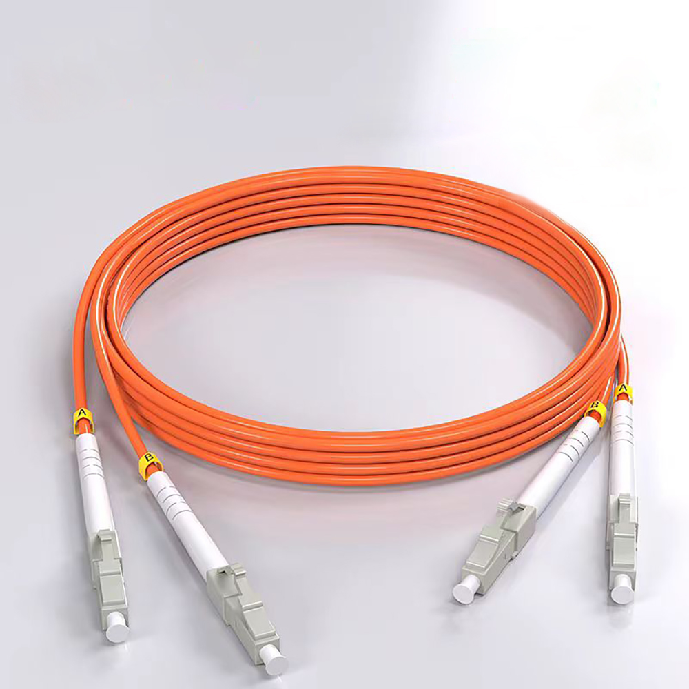 FTTH Fiber Optic Patch Cord 3M LC/UPC-LC/UPC 2.0mm Multi-Mode Dual Core High-Speed Internet Cable