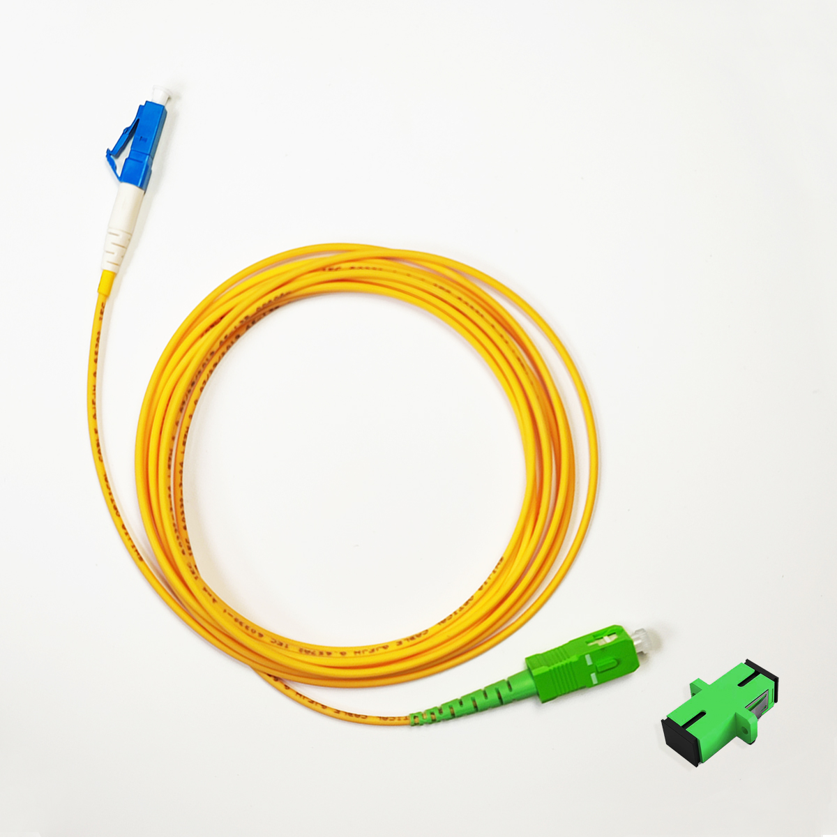 FTTH Fiber Optic Cable SC APC to LC UPC 2M 3M 5M 10M Patch Cord Single ...
