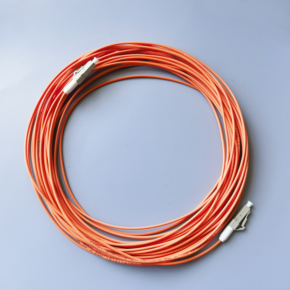 FTTH LC UPC LC UPC Fiber Optic Patch Cable Indoor 2.0mm Multi Mode 62.5 125 Single Core Patch Cord