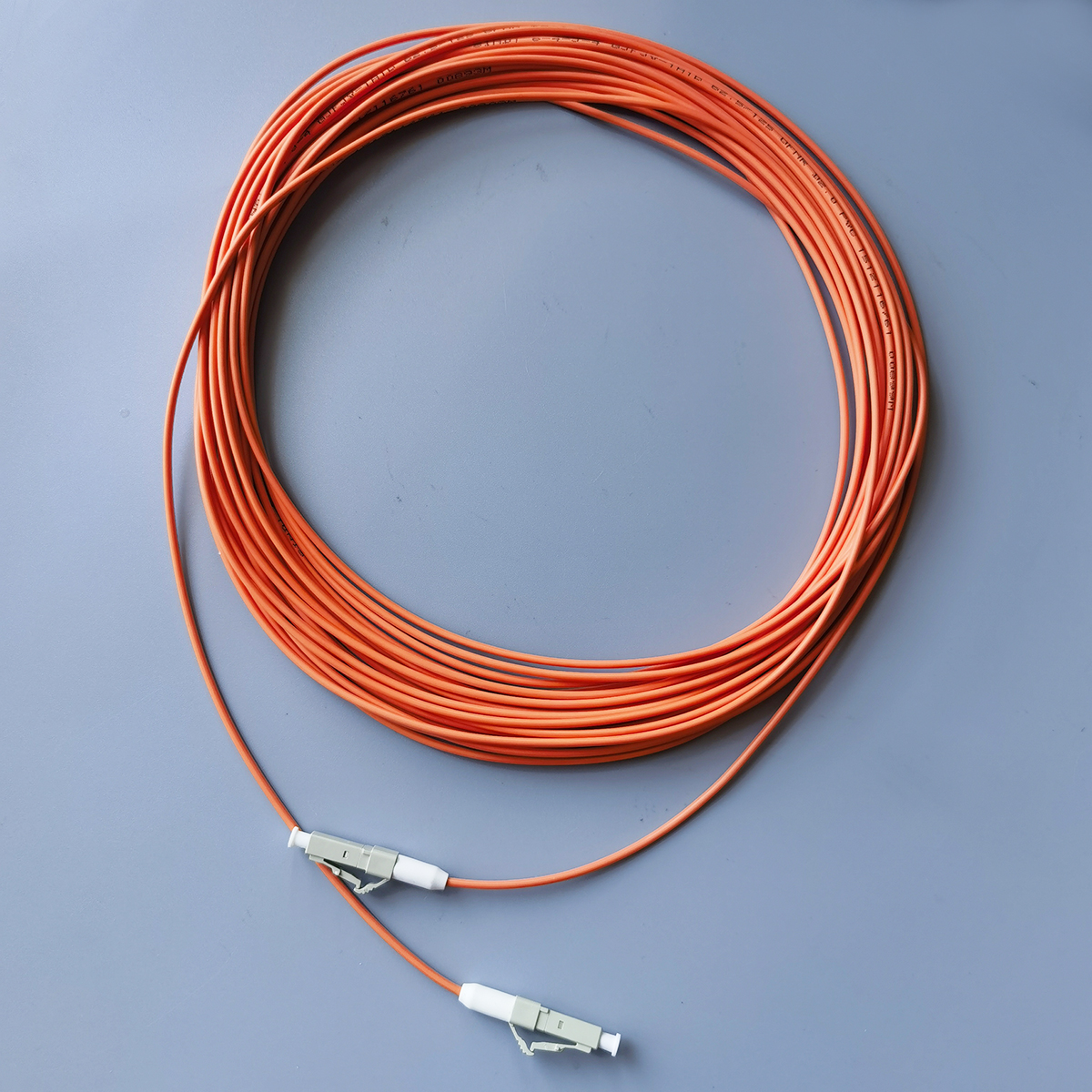FTTH LC UPC LC UPC Fiber Optic Patch Cable Indoor 2.0mm Multi Mode 62.5 125 Single Core Patch Cord