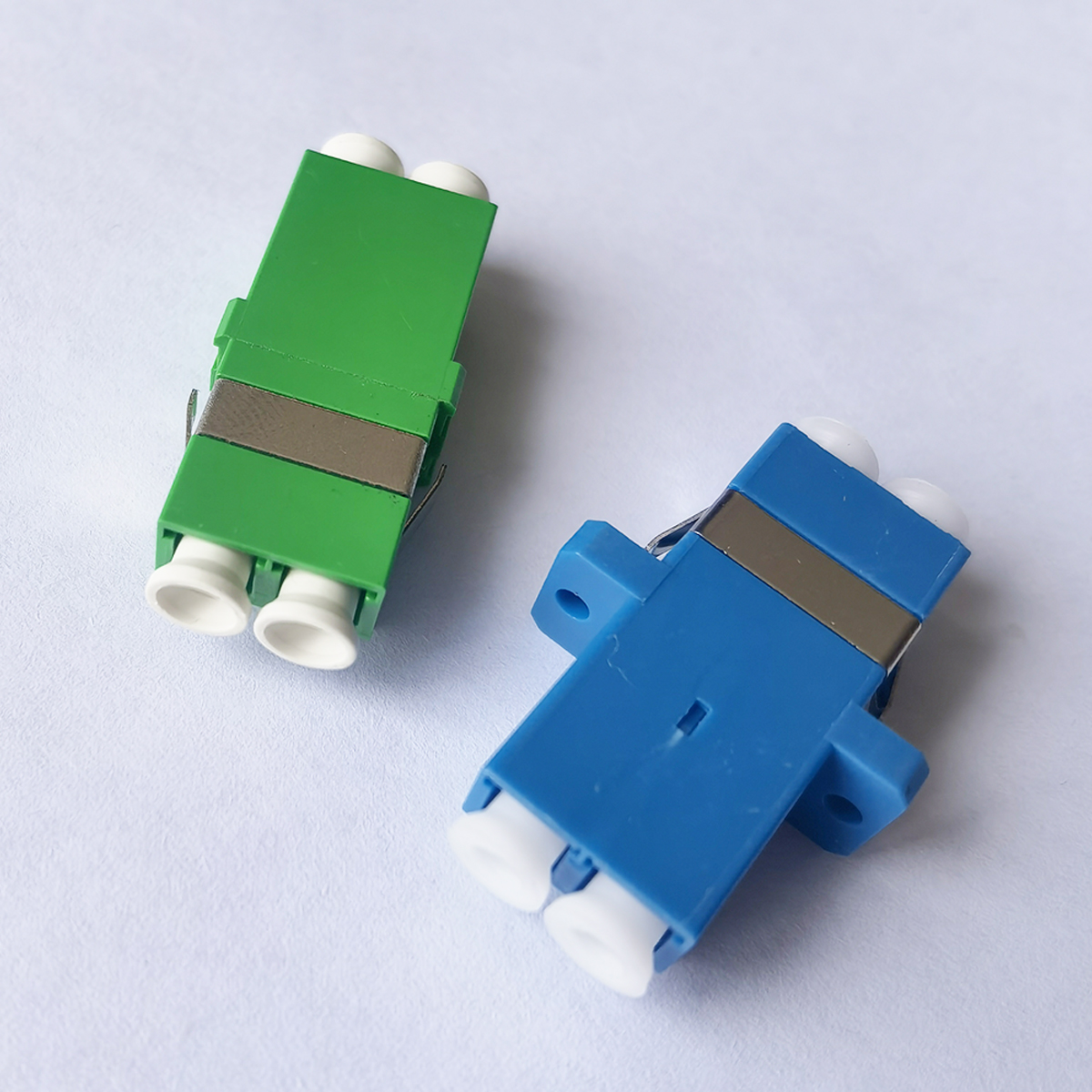 FTTH Fiber Optic Adapter Coupler Simplex/Duplex Mode Optical Fiber Flange Adapter Stainless Steel 