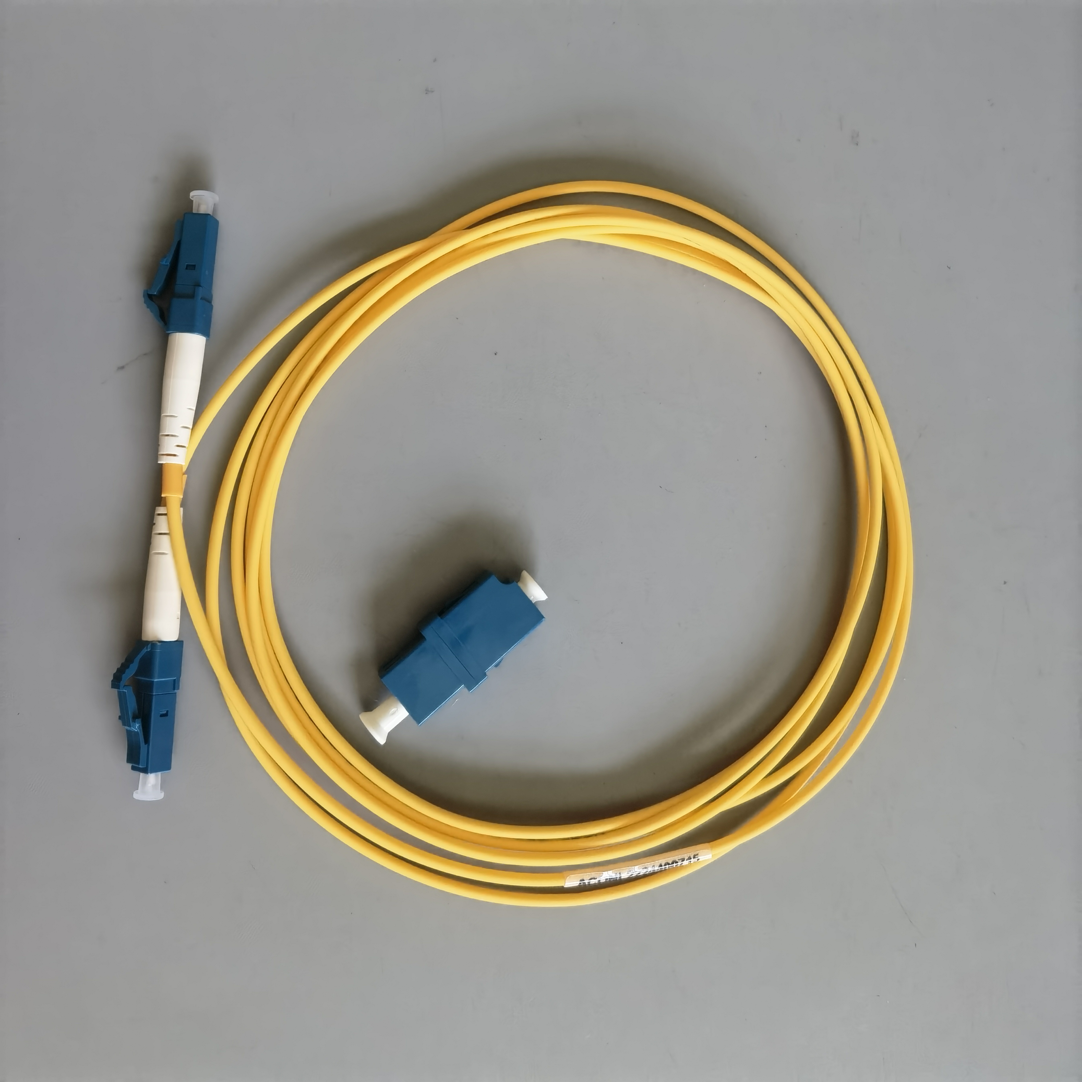 FTTH Fiber Optic Cable LC UPC To LC UPC Singlemode Simplex Indoor 2.0mm High Speed Internet Card