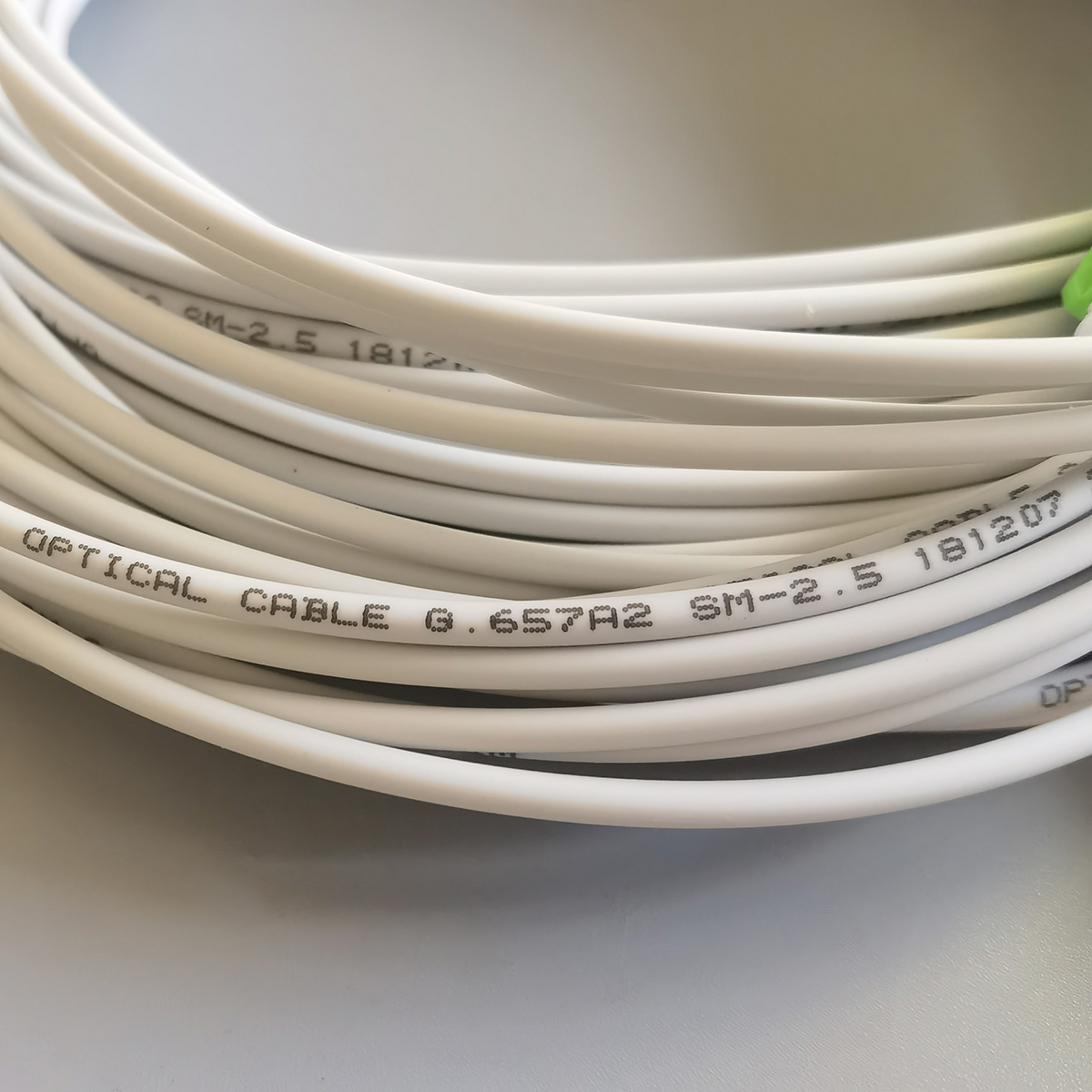 FTTH Fiber Optic Armored Cable SC/APC to SC/APC Indoor Patch Cord G657A2 LSZH Armored Jumper Cable