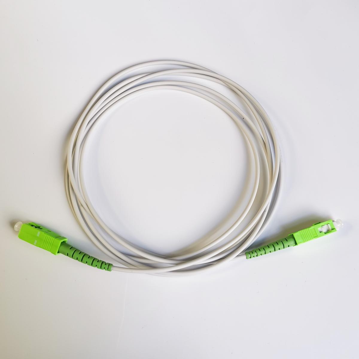 FTTH Fiber Optic Armored Cable SC/APC to SC/APC Indoor Patch Cord G657A2 LSZH Armored Jumper Cable