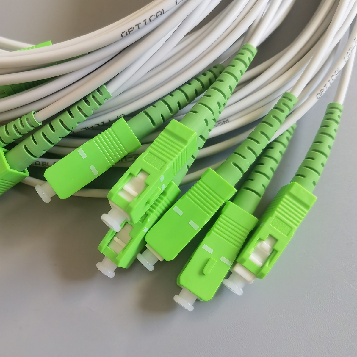FTTH Fiber Optic Armored Cable SC/APC to SC/APC Indoor Patch Cord G657A2 LSZH Armored Jumper Cable
