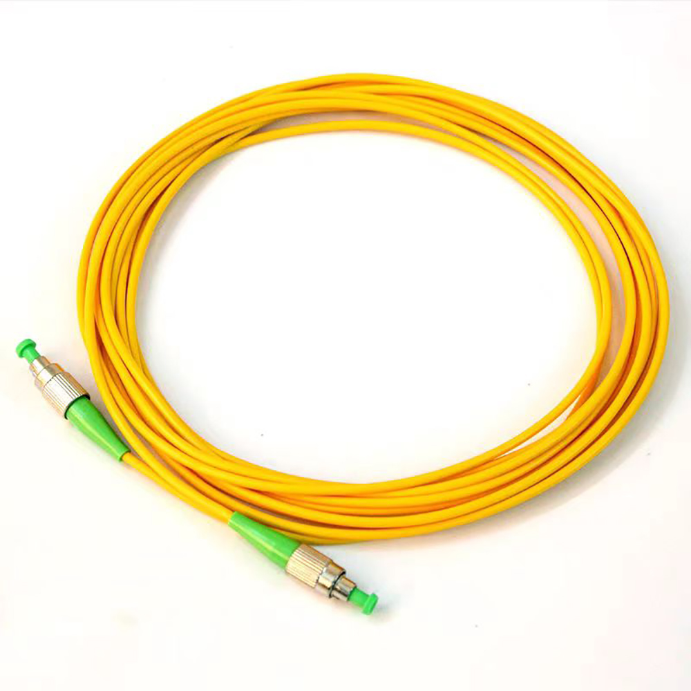  FTTH FC/APC To FC/APC Fiber Optic Patch Cord Single Mode Simplex Core 3.0mm Fiber Patch Cable 