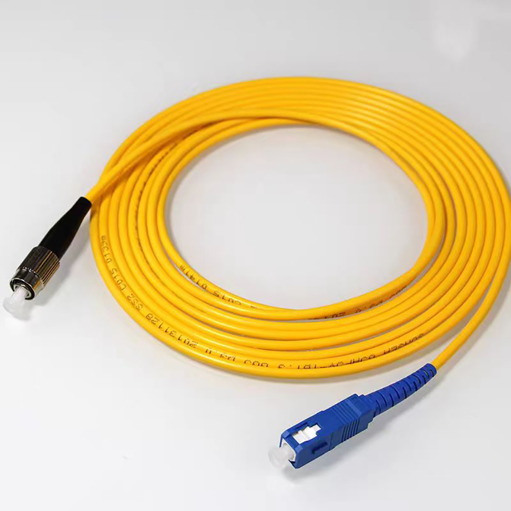FTTH FC/UPC-SC/UPC Optical Fiber Patch Cord SM Simplex Core Fiber Optic Internet Cable High-Speed