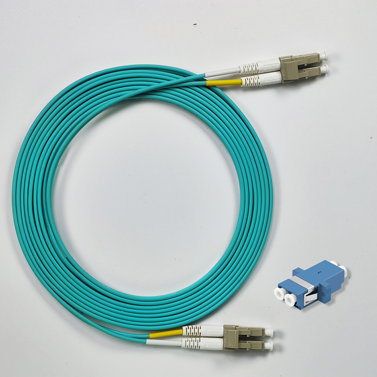 FTTH OM3 Multimode LC UPC-LC UPC LSZH Duplex Fiber Optic Cable 2.0mm High Speed Reliable Cable FTTH OM3 Multimode LC UPC-LC UPC LSZH Duplex Fiber Optic Cable 2.0mm High Speed Reliable Cable