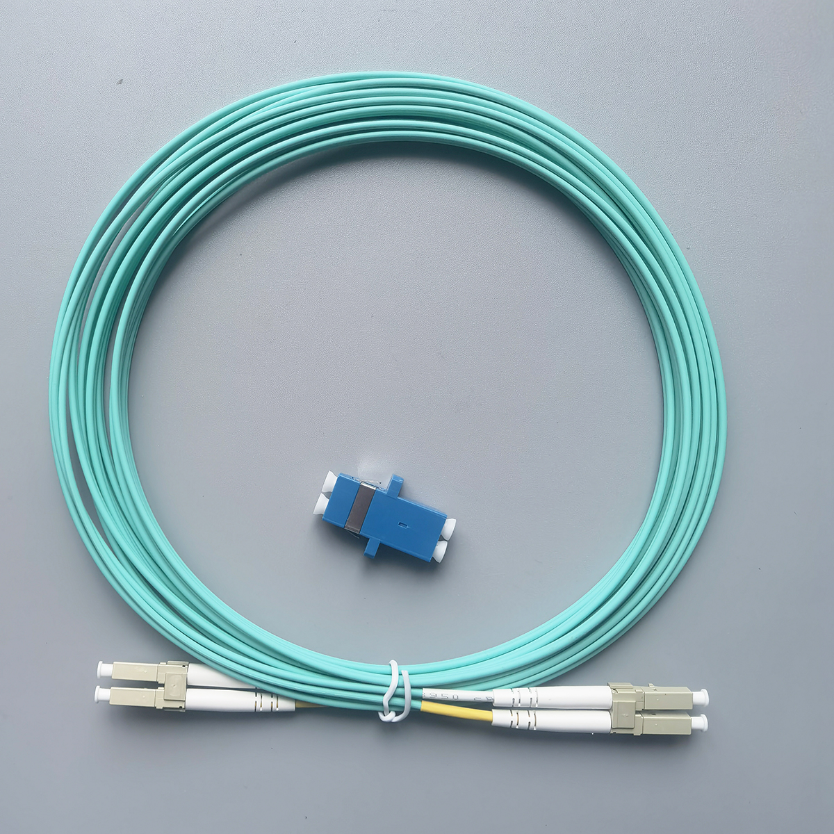 FTTH OM3 Multimode LC UPC-LC UPC LSZH Duplex Fiber Optic Cable 2.0mm High Speed Reliable Cable
