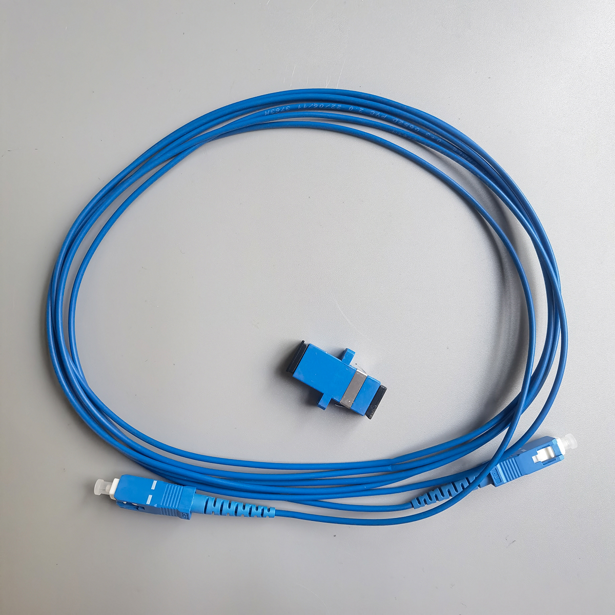FTTH SC/UPC-SC/UPC 3M 2.0mm Indoor Simplex Fiber Optic Patch Cord Cable High-Speed Low Loss