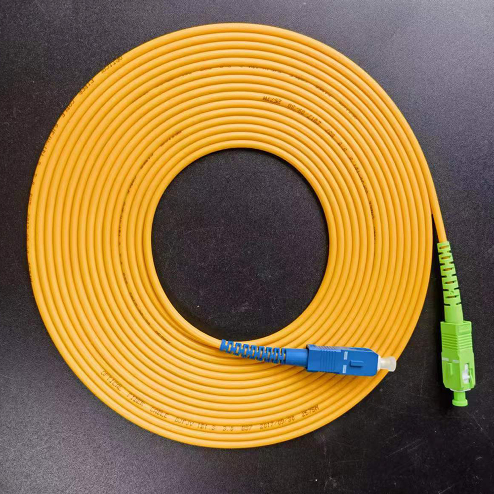 FTTH Fiber Optic Patch Cable SC/APC-SC/UPC LSZH PVC G657A1 G652D Indoor Optical Jumper Cable